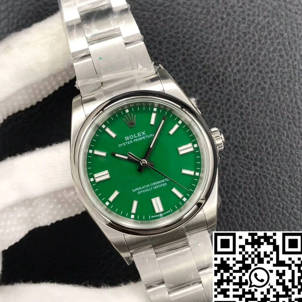 Factory Perpetual M126000-0005 Oyster Dial 36MM Green EW Rolex 0207